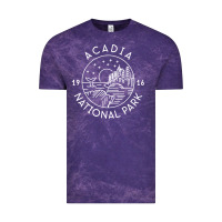 Cloud Purple a.ca.di.a national park 1916 mai.ne bar harbor t sh Vintage Tee - artisFamous
