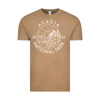 Vintage Coffee a.ca.di.a national park 1916 mai.ne bar harbor t sh Vintage Tee - artisFamous