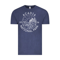 Vintage Denim a.ca.di.a national park 1916 mai.ne bar harbor t sh Vintage Tee - artisFamous