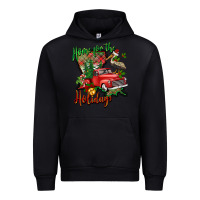 Black home for the holidays louisiana Urban Hoodie - BarkalooDesign