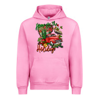 Fuchsia Pink home for the holidays louisiana Urban Hoodie - BarkalooDesign