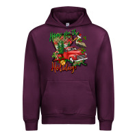 Mauve Wine home for the holidays louisiana Urban Hoodie - BarkalooDesign
