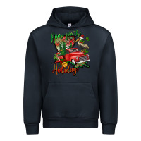 Navy home for the holidays louisiana Urban Hoodie - BarkalooDesign