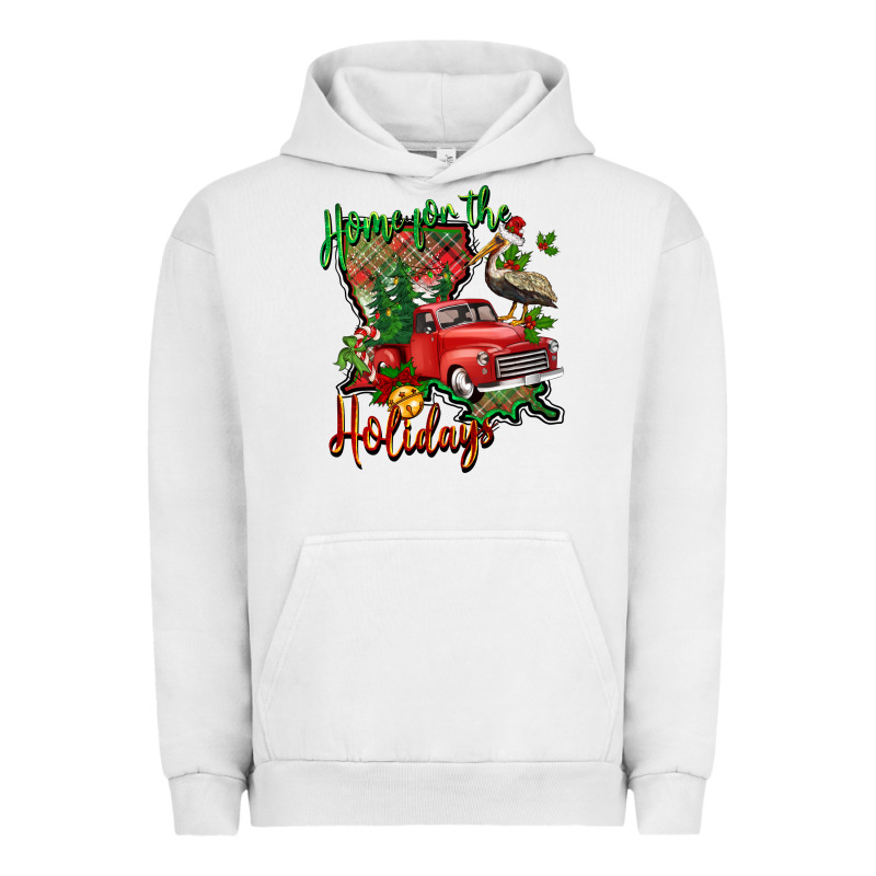 Home For The Holidays Louisiana Urban Hoodie by BarkalooDesign | Teevron