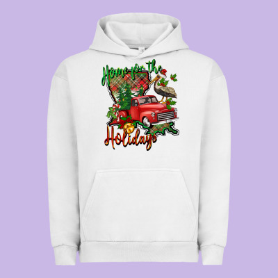 Home For The Holidays Louisiana Urban Hoodie Designed By Barkaloodesign