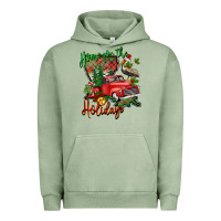 Pigment Oil Green home for the holidays louisiana Urban Hoodie - BarkalooDesign