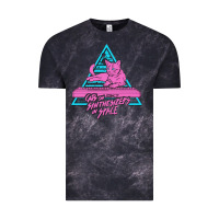 Cloud Black Cats on Synthesizers in Space Vintage Tee - artisFamous