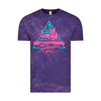 Cloud Purple Cats on Synthesizers in Space Vintage Tee - artisFamous