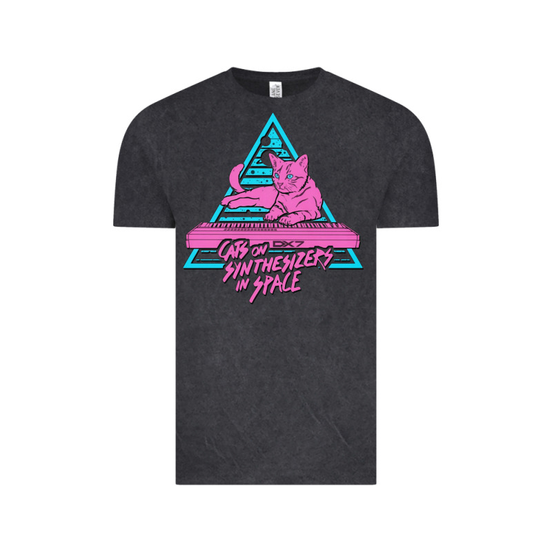 Cats On Synthesizers In Space Vintage Tee by artisFamous | Teevron