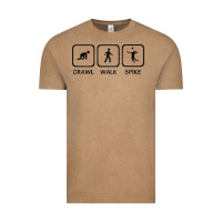 Vintage Coffee crawl walk spike volleyball Vintage Tee - artisFamous