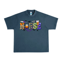 Midnight Navy Halloween Nurse Urban Heavy Tee - texasbilliewilder