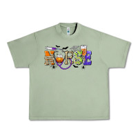 Oil Green Halloween Nurse Urban Heavy Tee - texasbilliewilder
