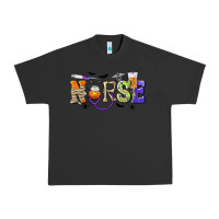 Pigment Black Halloween Nurse Urban Heavy Tee - texasbilliewilder