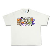 Pistachio Halloween Nurse Urban Heavy Tee - texasbilliewilder