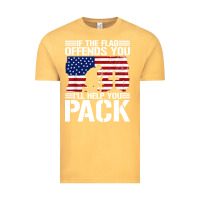 Vintage Mustard if the flag offends you Vintage Tee - artisFamous