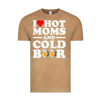 Vintage Camel i love heart hot moms cold beer funny adult drinking joke Vintage Tee - artisFamous