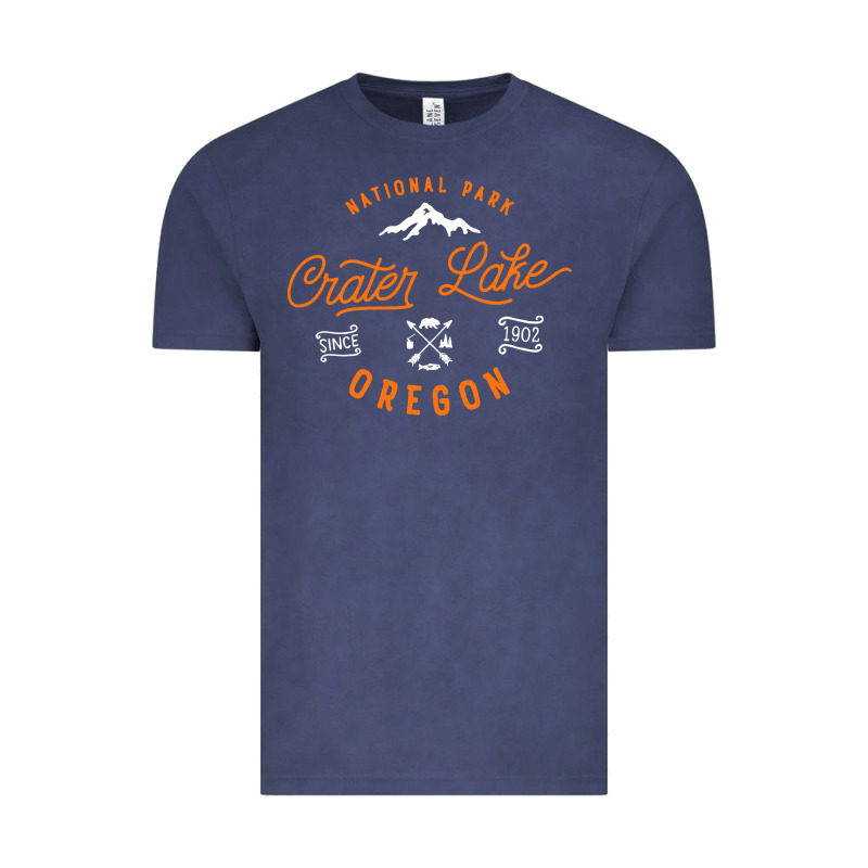 Crater Lake Oregon National Park Vintage Retro Vintage Tee by artisFamous | Teevron
