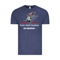 Vintage Denim tunnel to towers foundation Vintage Tee - artisFamous