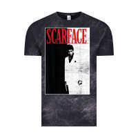 Cloud Black scarface distressed movie photo Vintage Tee - artisFamous