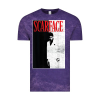 Cloud Purple scarface distressed movie photo Vintage Tee - artisFamous