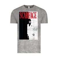 Cloud Rock scarface distressed movie photo Vintage Tee - artisFamous