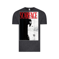 Vintage Black scarface distressed movie photo Vintage Tee - artisFamous