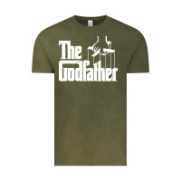 The Godfather Original White Title Vintage Tee | Teevron