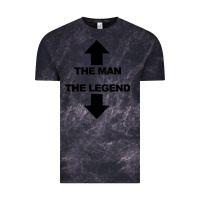 Cloud Black the man the legend funny adult humor Vintage Tee - artisFamous