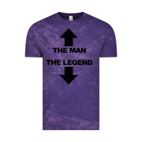 Cloud Purple the man the legend funny adult humor Vintage Tee - artisFamous