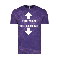 Cloud Purple the man the legend funny adult humor Vintage Tee - artisFamous