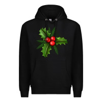 Black Mistletoe Premium Hoodie - BundleAndBundleShop