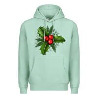 Seafoam Mistletoe Premium Hoodie - BundleAndBundleShop