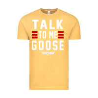 Vintage Mustard top gun talk to me goose distressed Vintage Tee - artisFamous