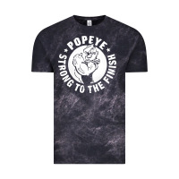 Cloud Black strong to the finish Vintage Tee - artisFamous