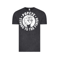 Vintage Black strong to the finish Vintage Tee - artisFamous