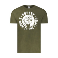 Vintage Olive strong to the finish Vintage Tee - artisFamous