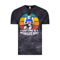 Cloud Black tom daley knitting is my favourite sport  3 Vintage Tee - artisFamous