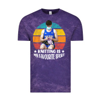 Cloud Purple tom daley knitting is my favourite sport  3 Vintage Tee - artisFamous