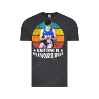 Vintage Black tom daley knitting is my favourite sport  3 Vintage Tee - artisFamous