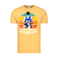 Vintage Mustard tom daley knitting is my favourite sport  3 Vintage Tee - artisFamous