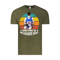 Vintage Olive tom daley knitting is my favourite sport  3 Vintage Tee - artisFamous