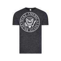 Vintage Black funny make america punk again vintage rock seal Vintage Tee - artisFamous