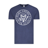 Vintage Denim funny make america punk again vintage rock seal Vintage Tee - artisFamous