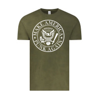 Funny Make America Punk Again Vintage Rock Seal Vintage Tee | Teevron