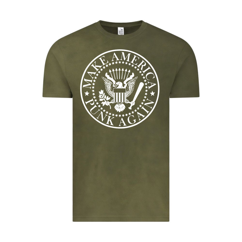 Funny Make America Punk Again Vintage Rock Seal Vintage Tee by artisFamous | Teevron