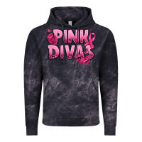 Cloud Black Pink Divas Breast Cancer Vintage Hoodie - NancyCooperArtShop