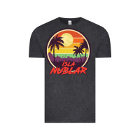 Vintage Black isla nublar holiday Vintage Tee - artisFamous