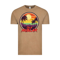 Vintage Coffee isla nublar holiday Vintage Tee - artisFamous