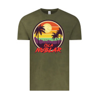 Vintage Olive isla nublar holiday Vintage Tee - artisFamous