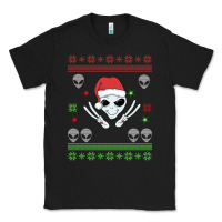 Black alien ugly christmas Classic Tee - Bettercallsaul